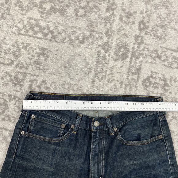 Levis 505 Jeans Men's Blue Denim Medium Wash Straight Leg Jeans Size 34x32 - Picture 3 of 5